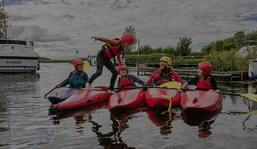 Lough Derg Blueway family kayaking