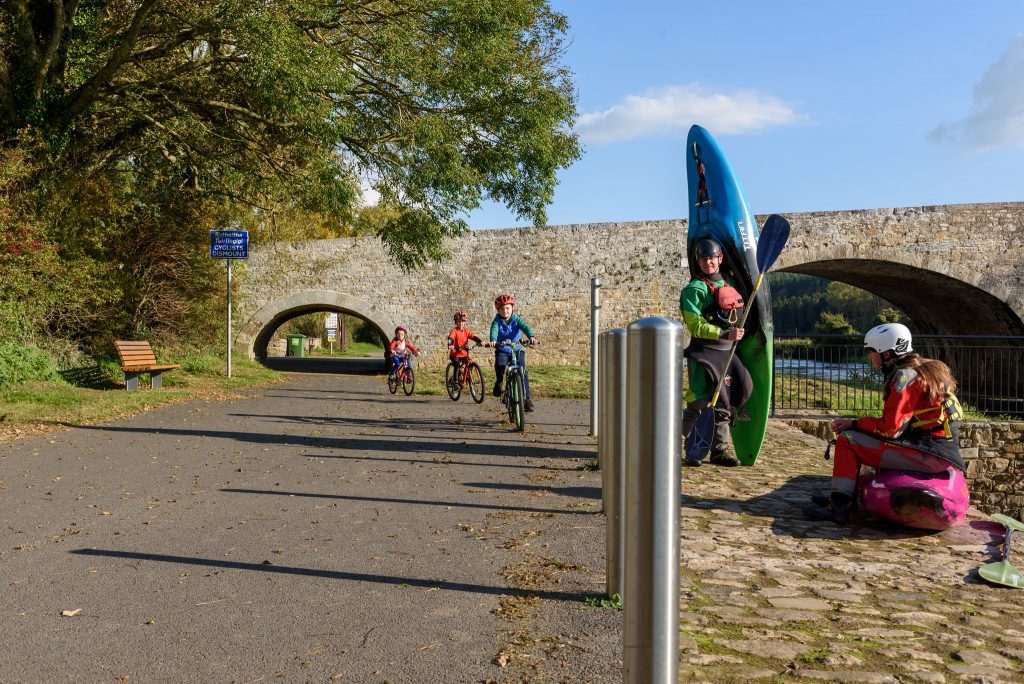 Kayaking and cycling