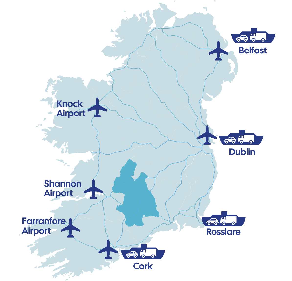 Tipperary map